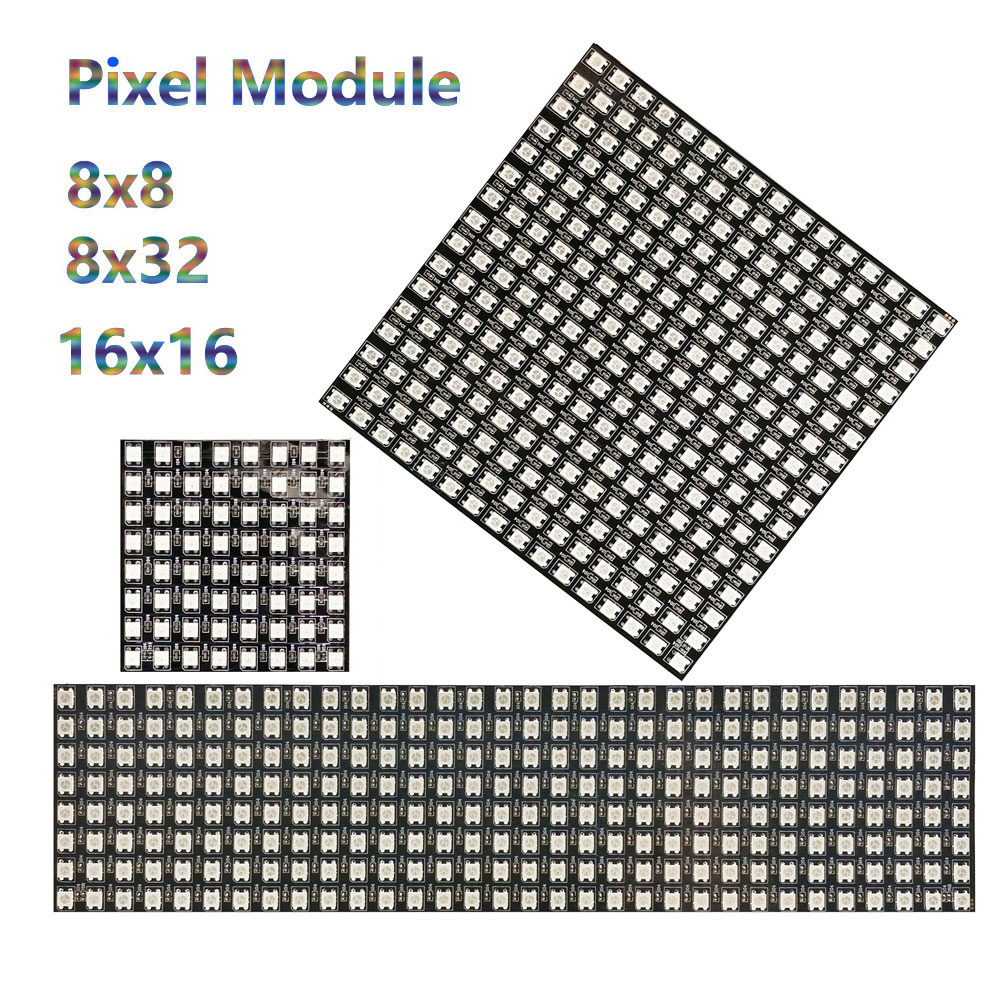 Rgb Led Matrix 8X8 - DC5V WS2812B 8*8 16*16 8*32 Flexible