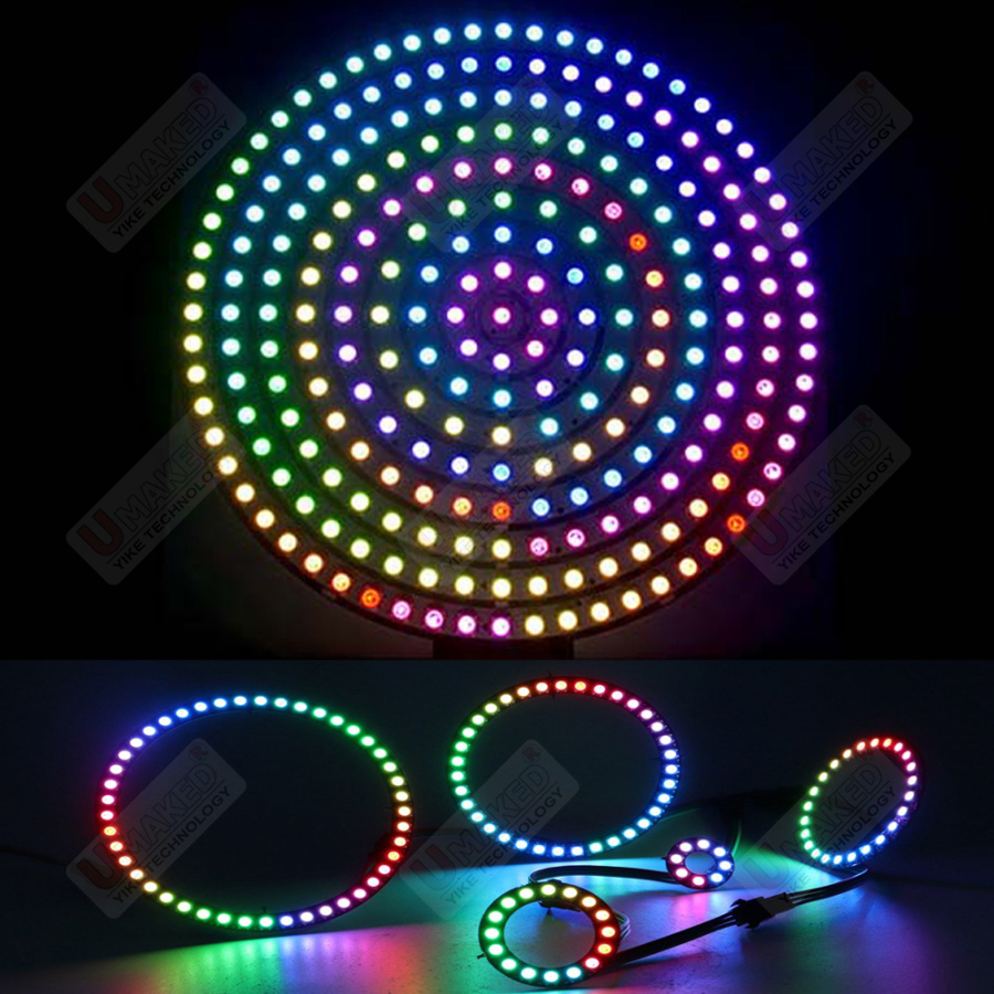 Rgb Led Matrix 8X8 - 2pcs WS2812B Individually Addressable Digital Flexible