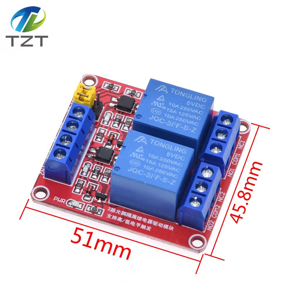DIYTZT 1pcs 1 2 4 8 Channel 5V - Relay 8 Channel Board ulasan dan harga