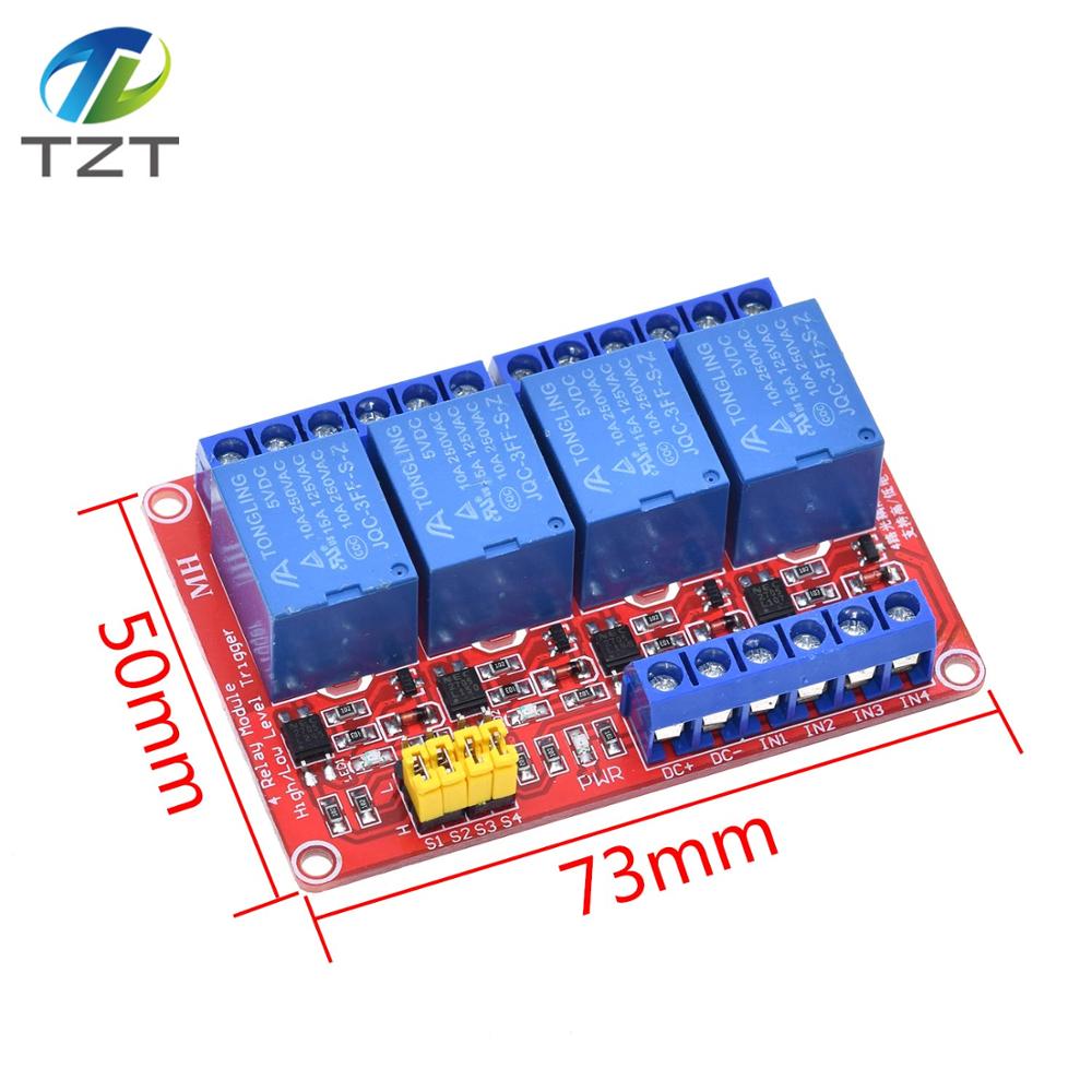 DIYTZT 1pcs 1 2 4 8 Channel 5V - Relay 8 Channel Board ulasan dan harga