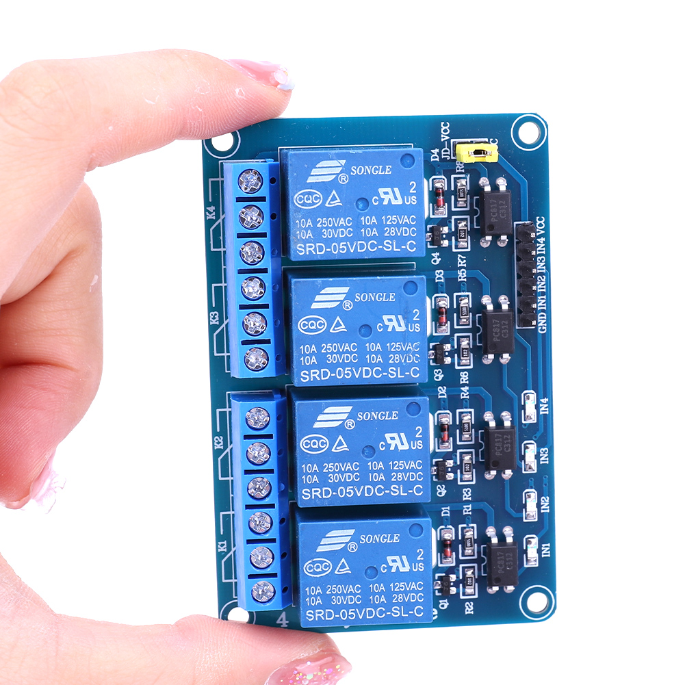 5V 12V 4 Channel Relay Board w - Home Automation Arduino ulasan dan harga