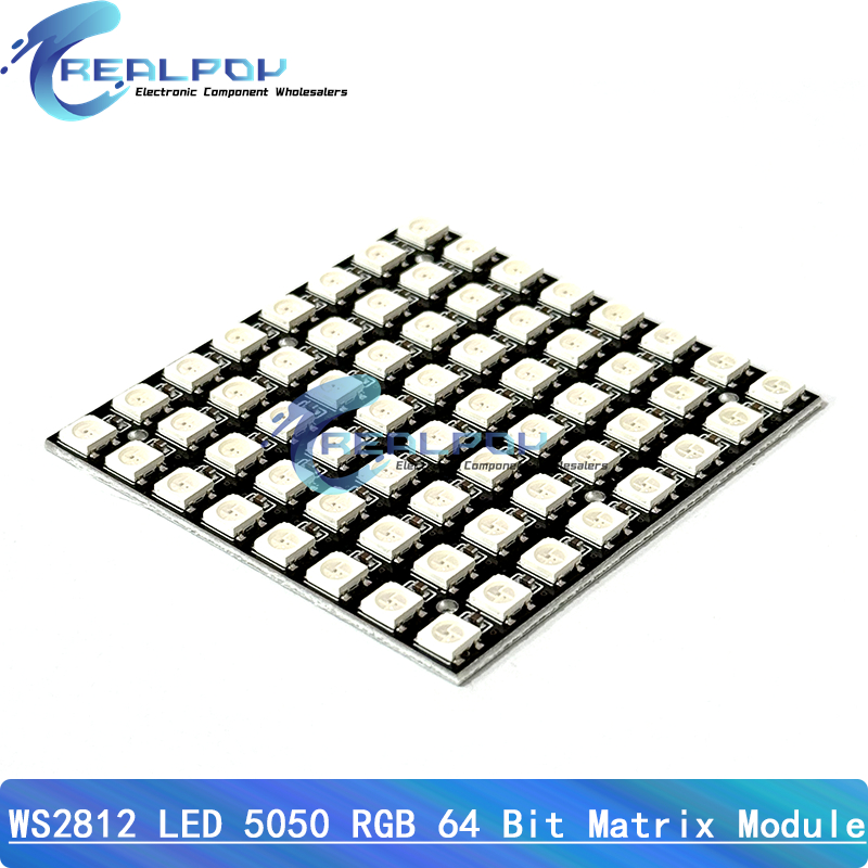 WS2812 LED 5050 RGB 8x8 64 Bit - Rgb Led Matrix 8X8 ulasan dan harga