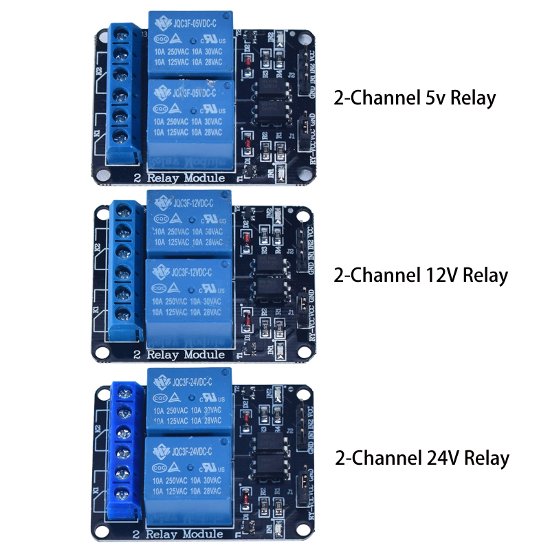 DC 5V 12V 24V 1 2 4 6 8 Channe - Relay 8 Channel Board ulasan dan harga