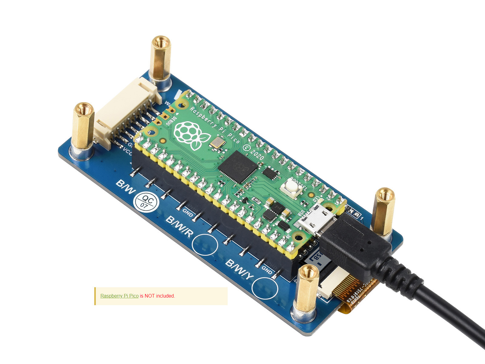 Waveshare Pico-ePaper-2.9,2.9i - Display Epaper 2.9 ulasan dan harga