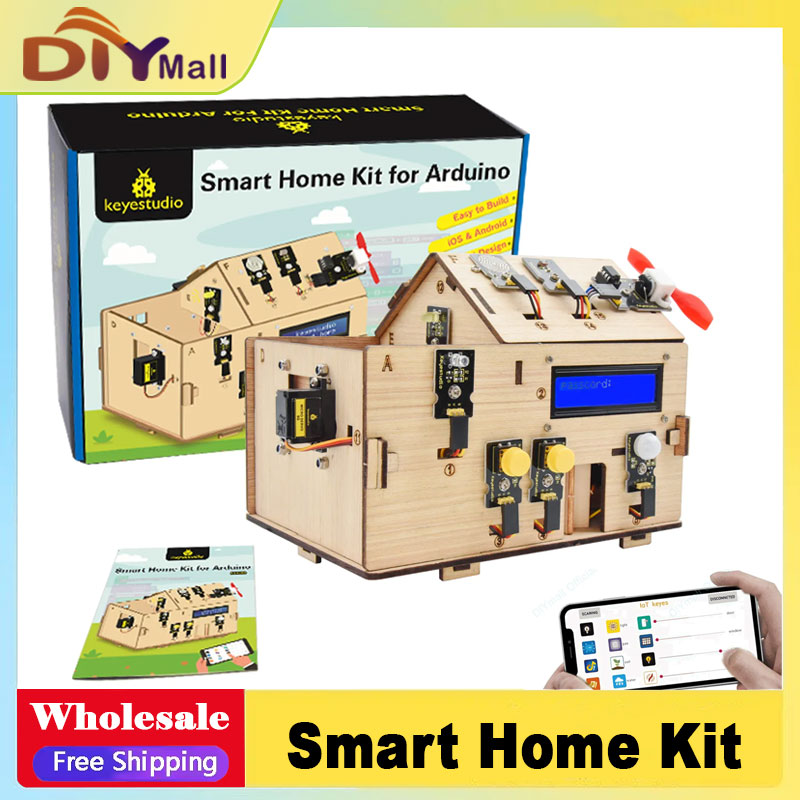 Keyestudio Smart IoT Home Kit  - Home Automation Diy Projects ulasan dan harga