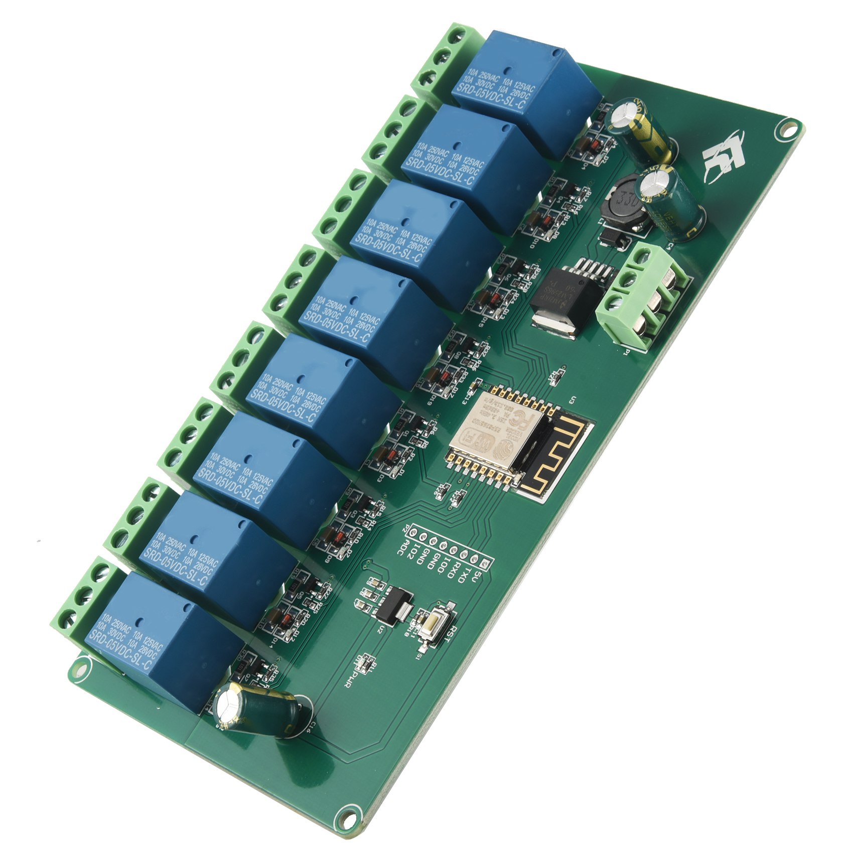 (ABDH) ESP8266 WIFI 8 Channel  - Relay 8 Channel Board ulasan dan harga