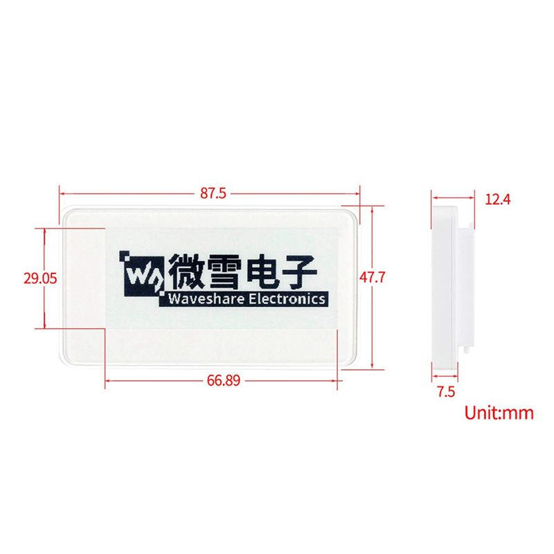 Waveshare 2.9 Inch Wireless -P - Display Epaper 2.9 ulasan dan harga