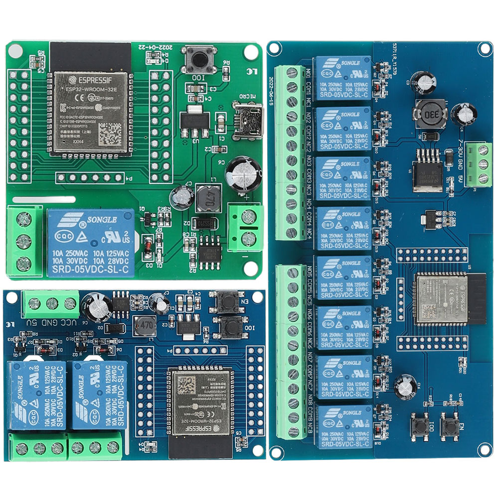 ESP32 1/2/8 Channel Power Supp - Relay 8 Channel Board ulasan dan harga