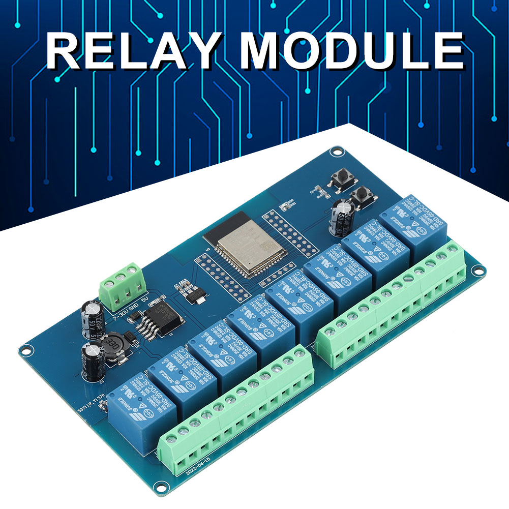 ESP32 1/2/8 Channel Power Supp - Relay 8 Channel Board ulasan dan harga