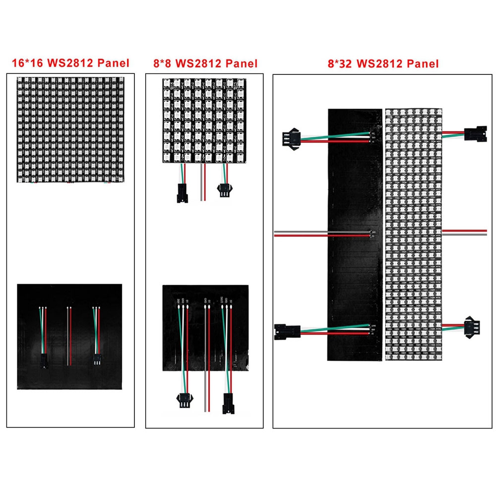 DC5V WS2812B 8*8 16*16 8*32 Fl - Rgb Led Matrix 8X8 ulasan dan harga