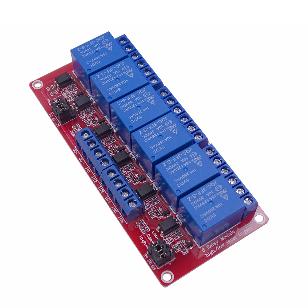 1 2 4 6 8 Channel Relay Module - Relay 8 Channel Board ulasan dan harga