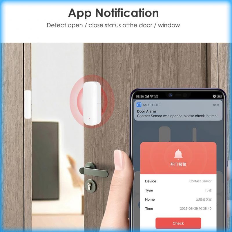 Tuya Wi-Fi Smart Door And Wind - Home Automation Ideas ulasan dan harga