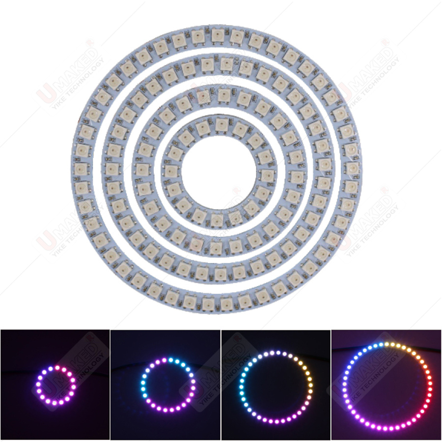 2pcs WS2812B Individually Addr - Rgb Led Matrix 8X8 ulasan dan harga