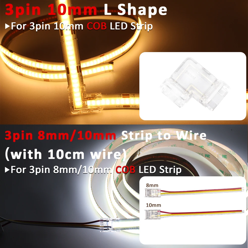 5PCS LED Strip Connector COB S - Rgb Led Matrix 8X8 ulasan dan harga