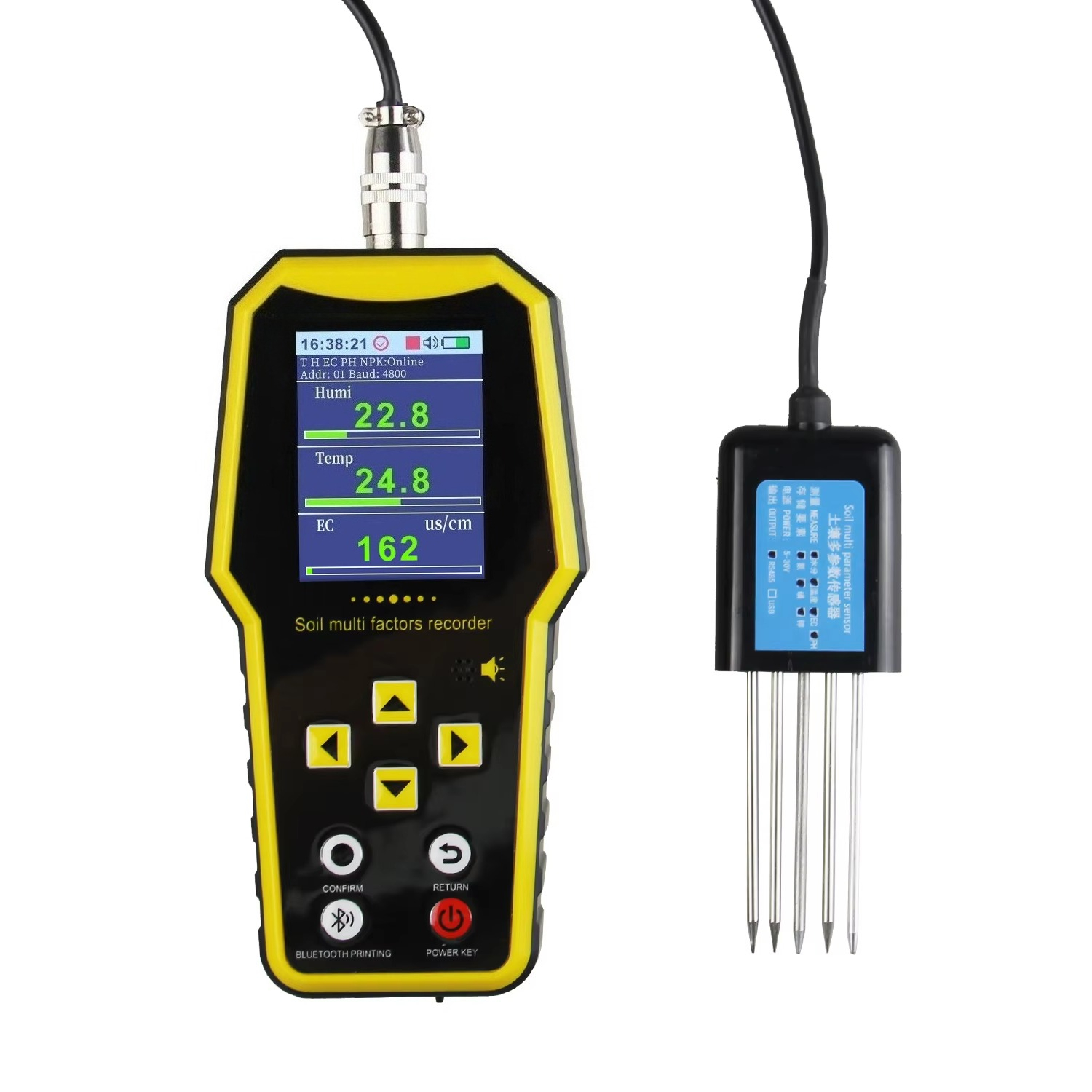 7 in 1 Portable Soil Moisture  - Temperature Humidity Sensor ulasan dan harga