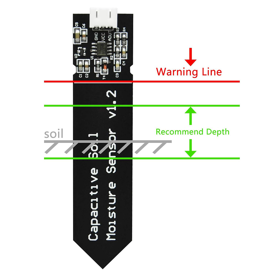 Capacitive Soil Moisture Senso - Home Automation Arduino ulasan dan harga