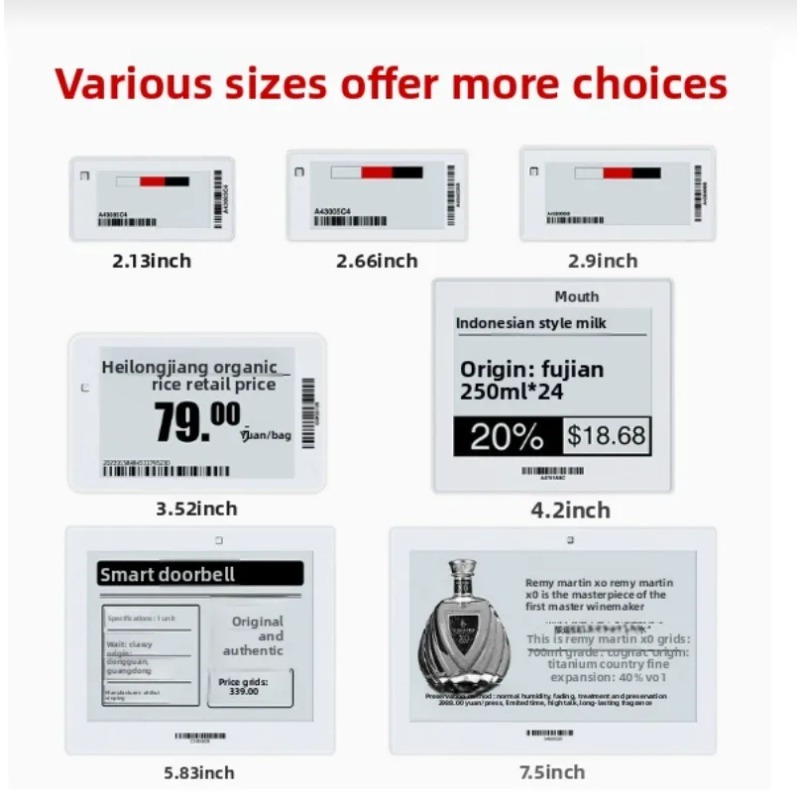 Eink Screen Bluetooth Version  - Display Epaper 2.9 ulasan dan harga