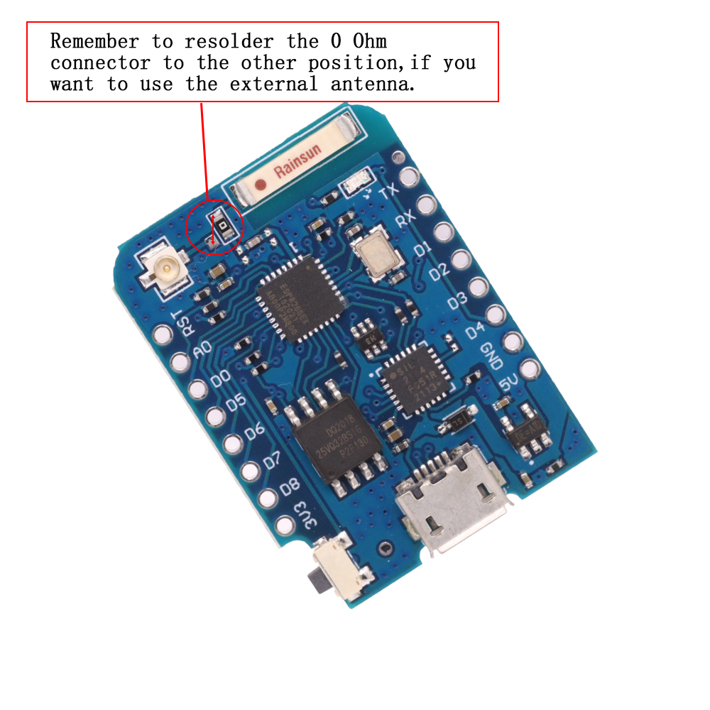 WeMos D1 Mini Pro V3.0 NodeMcu - Esp8266 Nodemcu Board ulasan dan harga