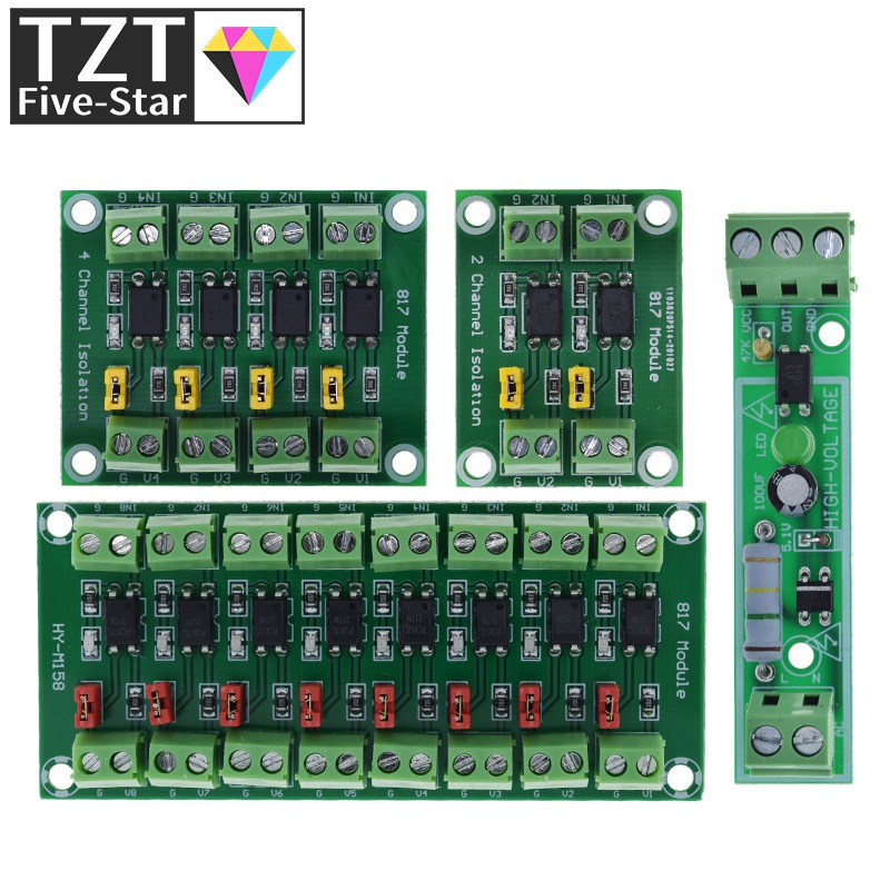 PC817 1 2 4 8 Channel Optocoup - Relay 8 Channel Board ulasan dan harga
