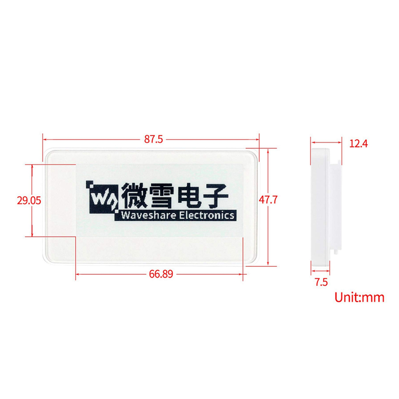RISE Waveshare 2.9 Inch Wirele - Display Epaper 2.9 ulasan dan harga