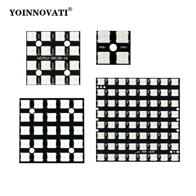 WS2812 LED 5050 RGB 8x8 LED Ma - Rgb Led Matrix 8X8 ulasan dan harga