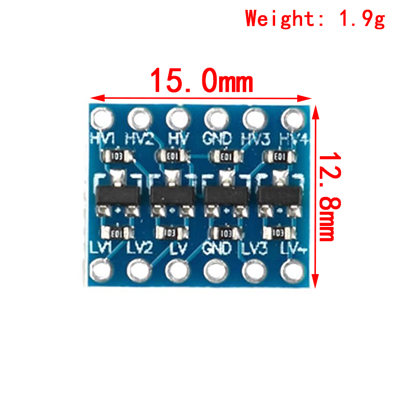 10pcs 4 channel IIC I2C Logic  - Level Shifter 3.3V ulasan dan harga