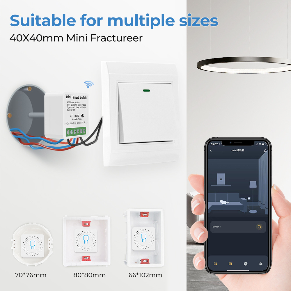 Zigbee / WiFi Smart Switch wit - Home Automation Industry ulasan dan harga