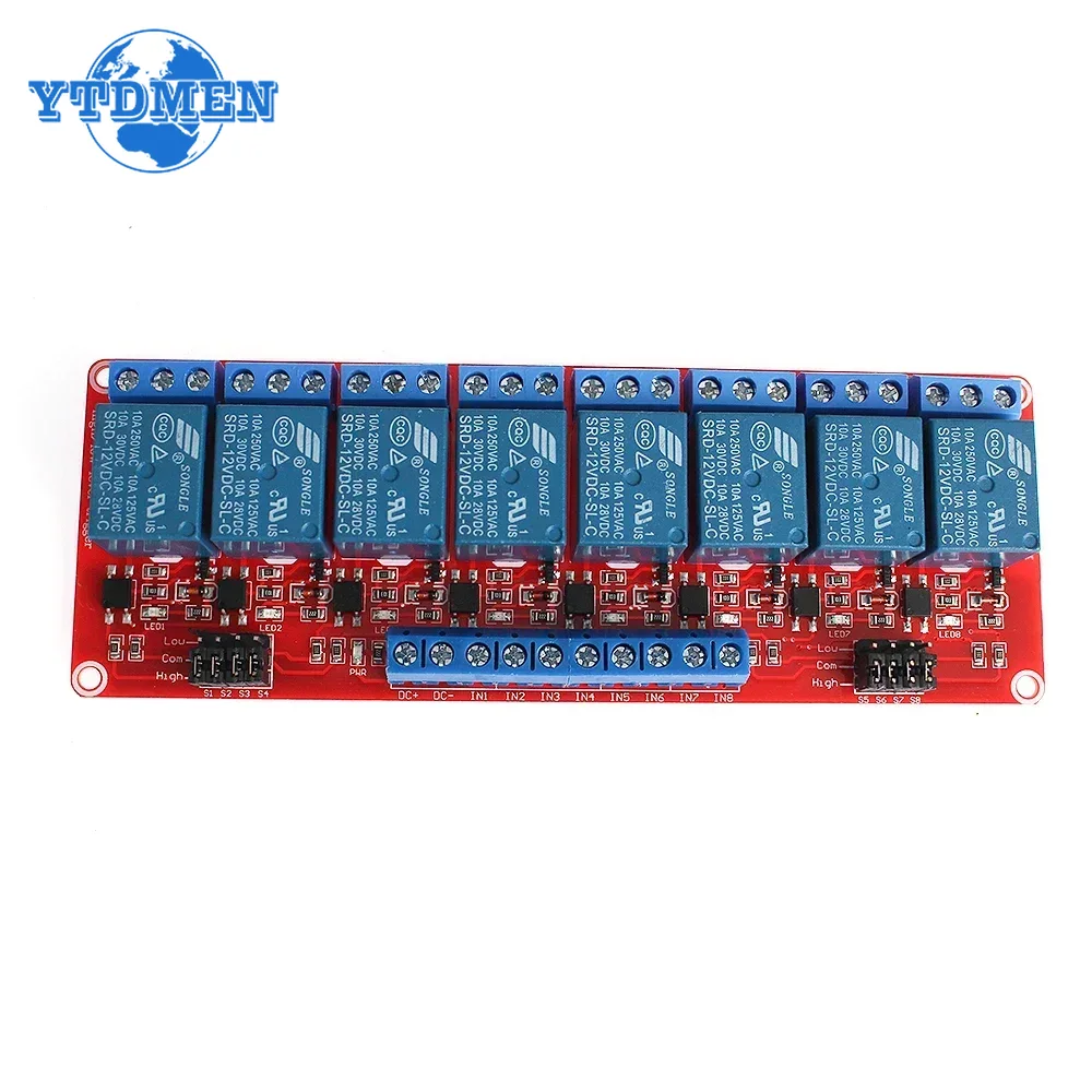 1PCS Relay Module 5V 12V 24V 1 - Relay 8 Channel Board ulasan dan harga