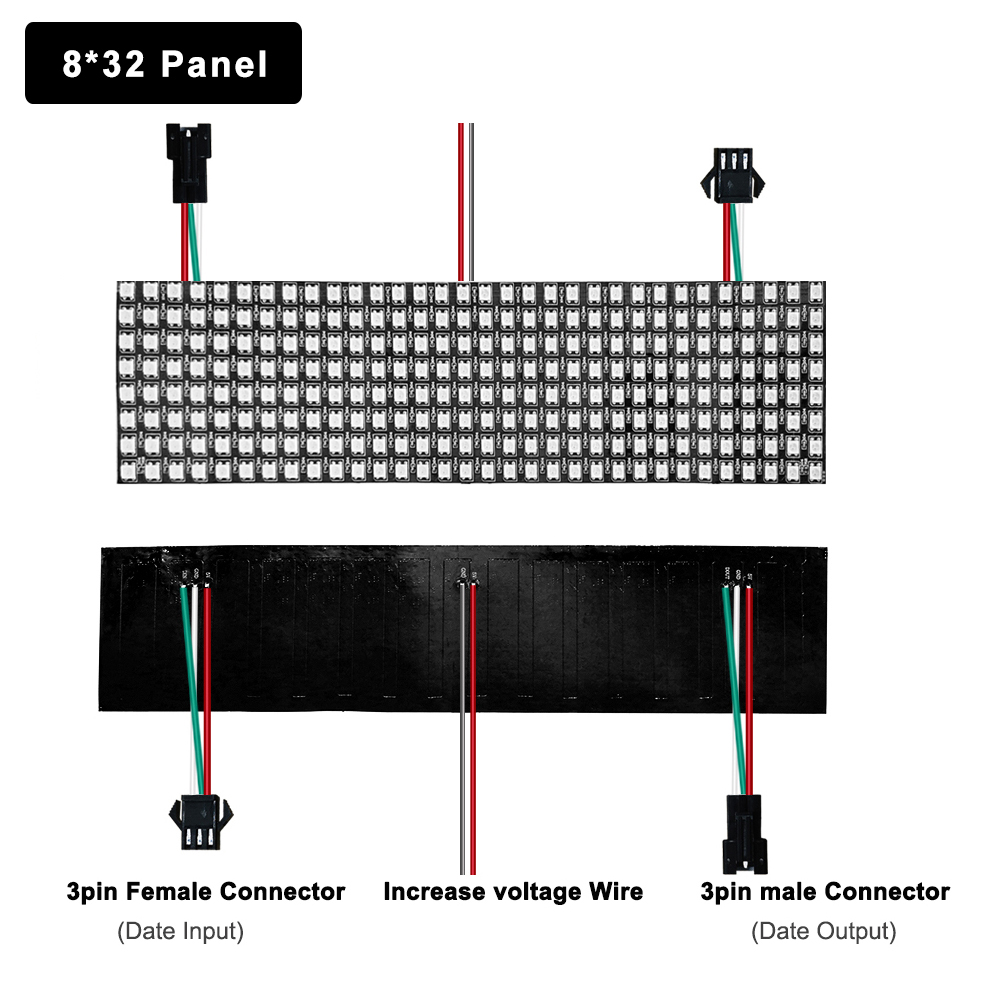 DC5V WS2812B 5050 RGB SMD Flex - Rgb Led Matrix 8X8 ulasan dan harga