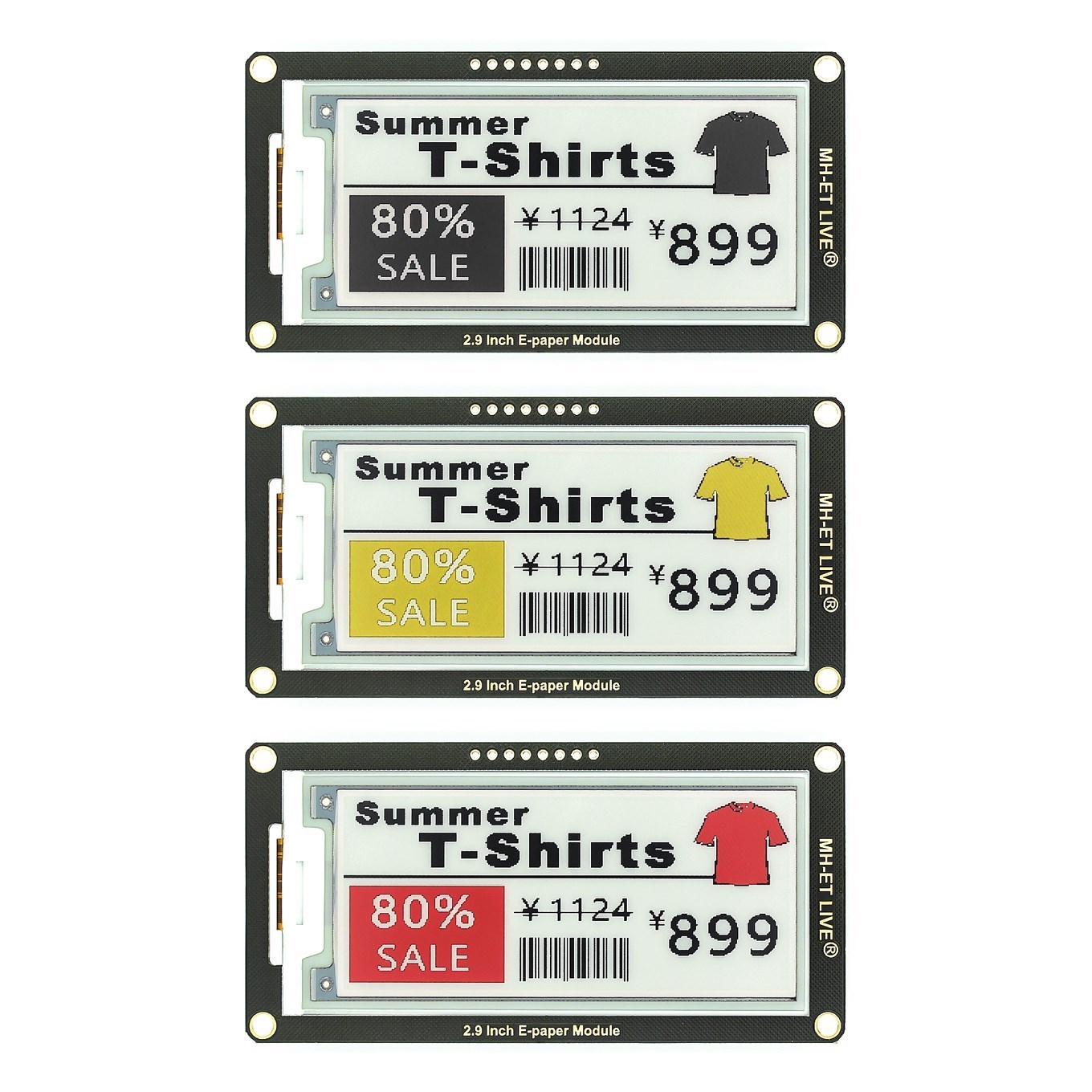 2.9 Inch Epaper Module E-paper - Display Epaper 2.9 ulasan dan harga